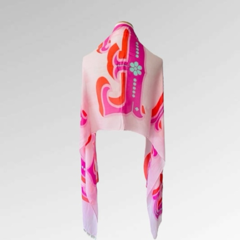 New! KATE SPADE New York “Sweet” Tassel Scarf Shawl 24x80 NWOT - Picture 6 of 11